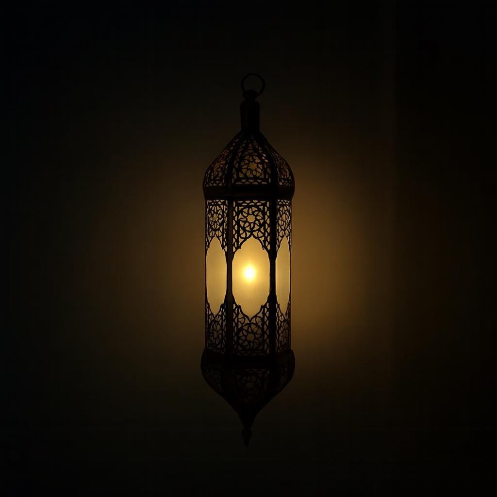 hanging Lantern/Candle holder handmade in Morocco. Best quality of Moroccan brass with protective coating