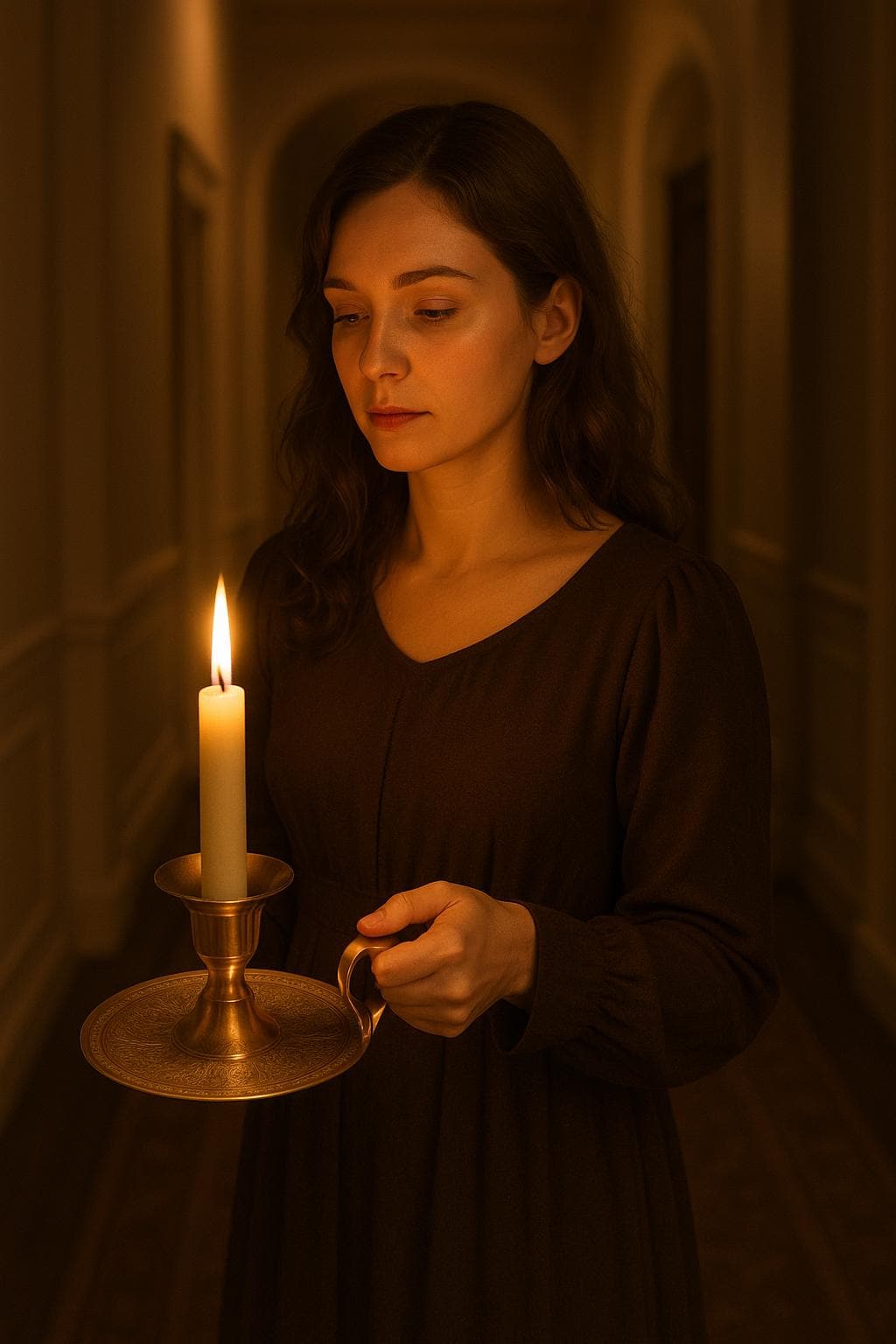 Handmade Moroccan Brass Candle Holders | Engraved Unlacquered Brass Pair | Boho Candlelight Decor | Artisan Table or Wall Sconces